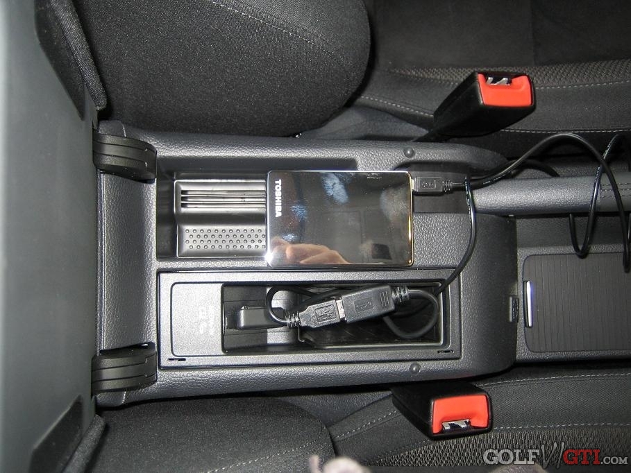 Auto Innen Armlehne Box Retrofit USB Interface Für VW Für Golf 6